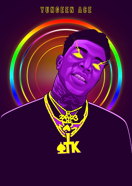 Yungeen Ace Neon Art