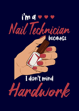 Nail Technician Hardwork