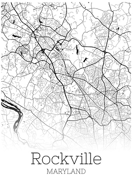 Rockville Maryland map
