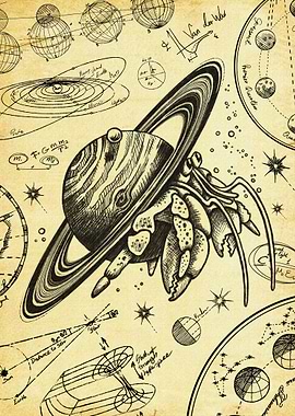 Astronomy Hermit Crab