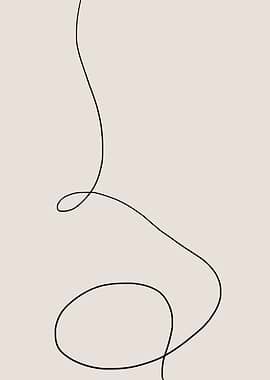 Abstract Curled String