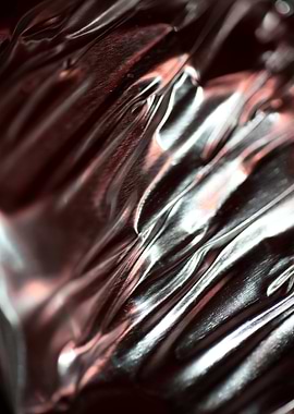 Aluminum folie close up