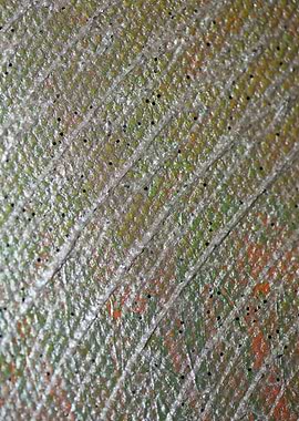 Canvas paint art close up