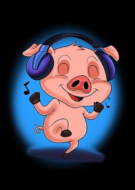 Music Lover I DJ Pig