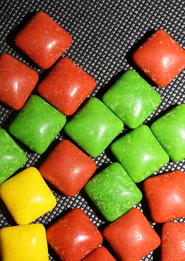 Bubblegums sweet candies