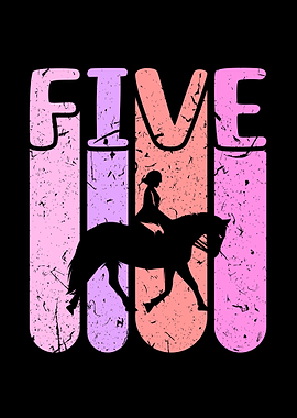 Horse Girl 5th Birthday