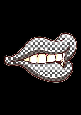 Cute Checkerboard Black Wh