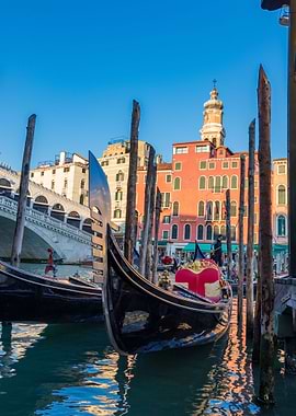 gondolas in venice