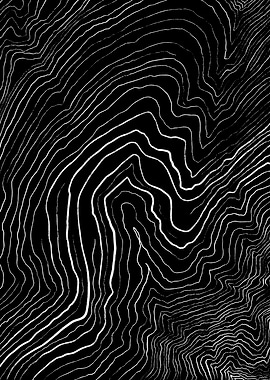 Abstract black minimalisti