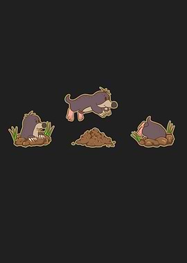 Funny Mole Jumping