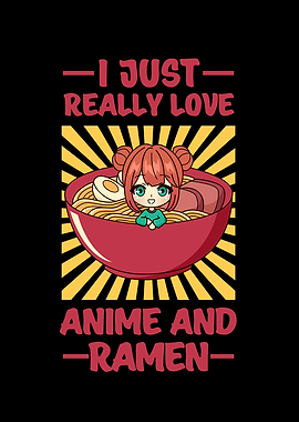 Chibi Anime Girl Ramen