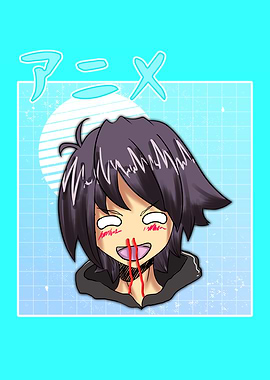 Anime Boy Retro Vaporwave