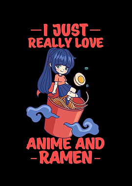 Chibi Anime Girl Ramen