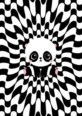 Psychedelic Kawaii Panda
