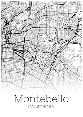Montebello California map