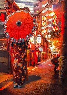 Kyoto lights vintage