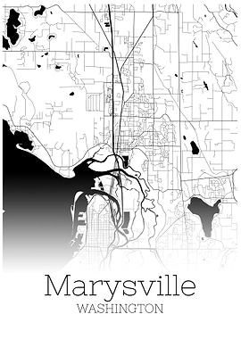 Marysville Washington map