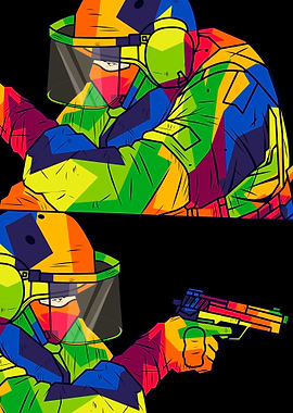 soldier army popart