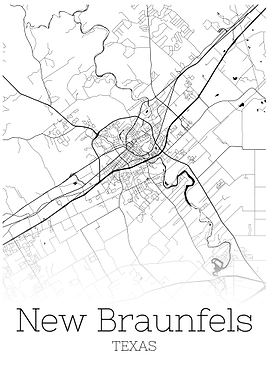 New Braunfels Texas map