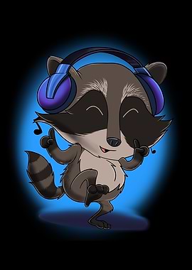 Music Lover I DJ Raccoon