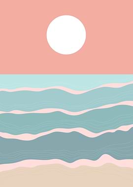 Moon Night view poster