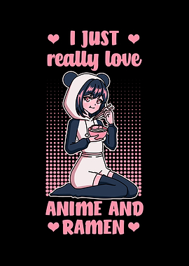 Chibi Anime Girl Ramen