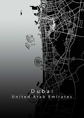 Dubai City Map