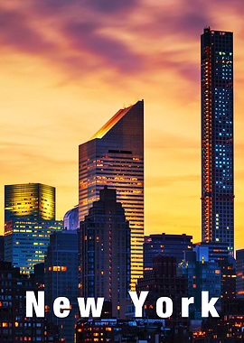 New York City NYC Sunset