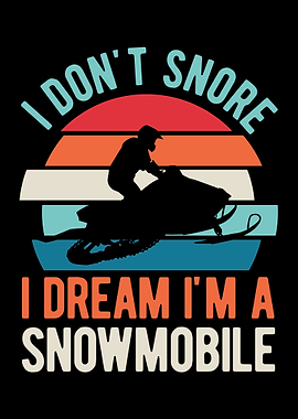 Funny Snowmobile Lover