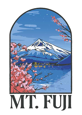 Beautiful mountain fuji