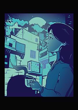 City night Vaporwave