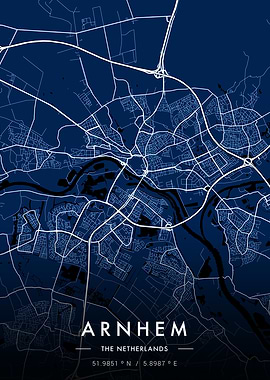 Arnhem City Map Blueprint