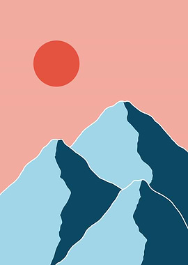 Abstract nature modern art