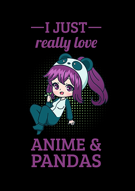 Chibi Anime Girl Panda
