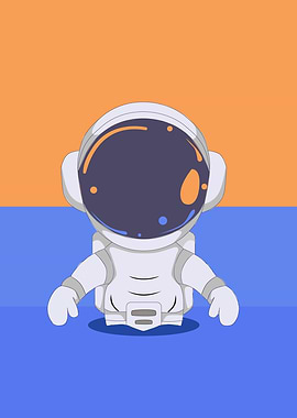 Astronaut in the ocean