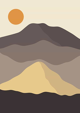 Nature Sun landscape art