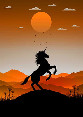 horse unicorn cute animal