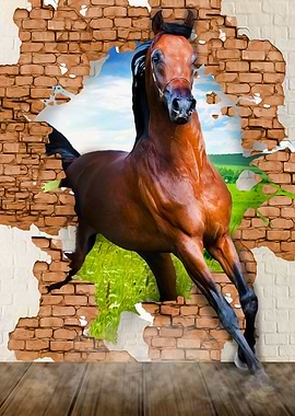 Horse break the Wall
