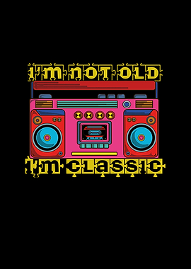 Retro Cassette Player Old