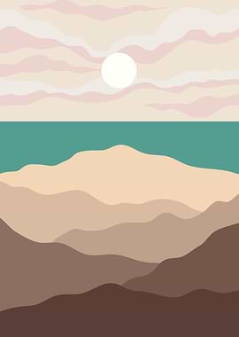 Nature Sunmodern art