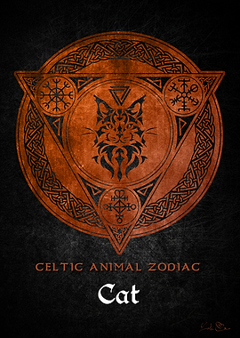 Viking cat zodiac sign