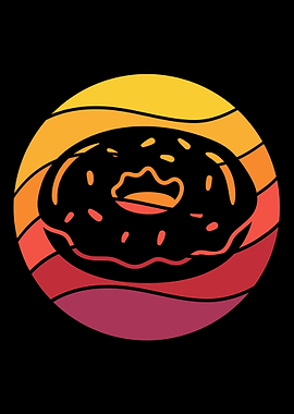 Donut Retro Vintage