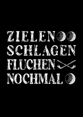 Zielen Schlagen Golf