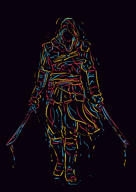 game character pop art