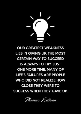 Edison Failure Success