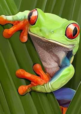 green frog