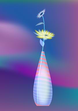 Digital daisies fantasy