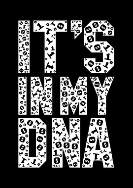 Binary Code Its In My DNA
