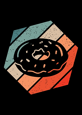 Donut Retro Vintage