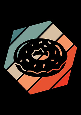Donut Retro Vintage